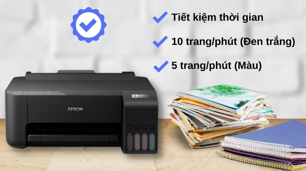 Chuyên bán máy in Phun màu Epson L1250 – Khổ A4 giá rẻ, bền tại Hà Nội