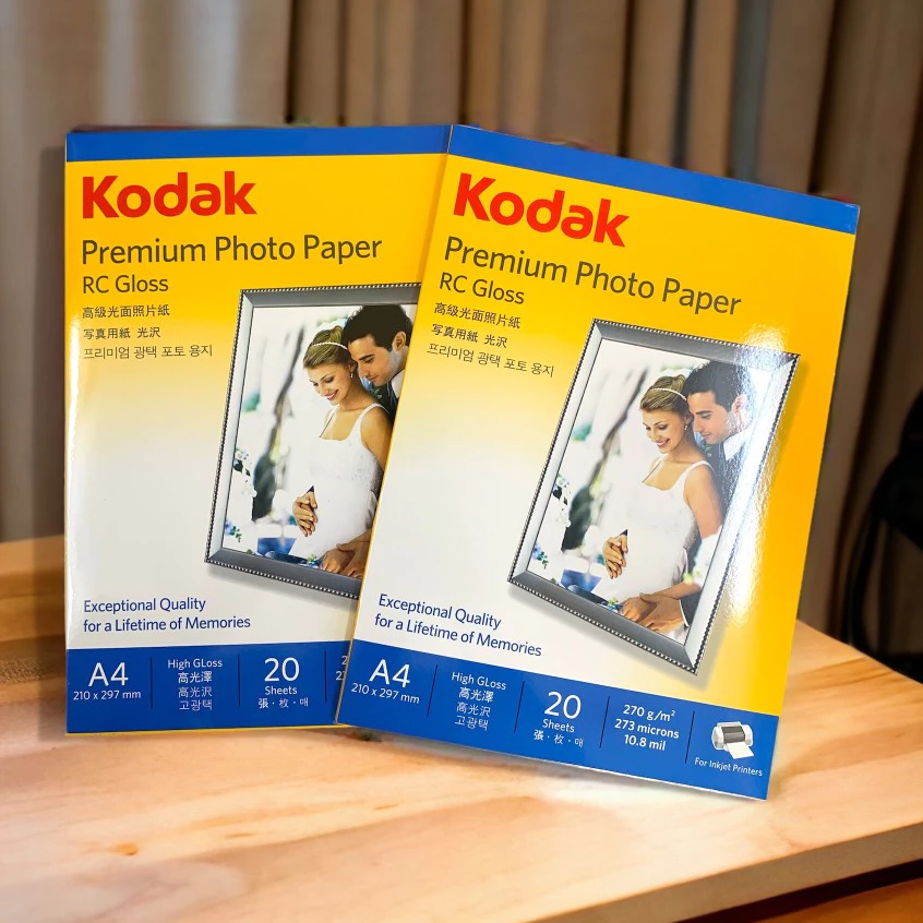 Giấy in ảnh KODAK Premium Photo Paper RC Glossy 