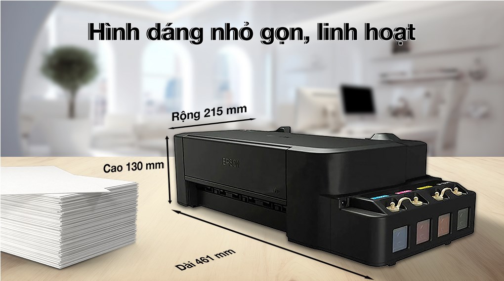 Máy in phun màu Epson L121 (khổ A4) Hà Nội – Cam kết hàng chính hãng