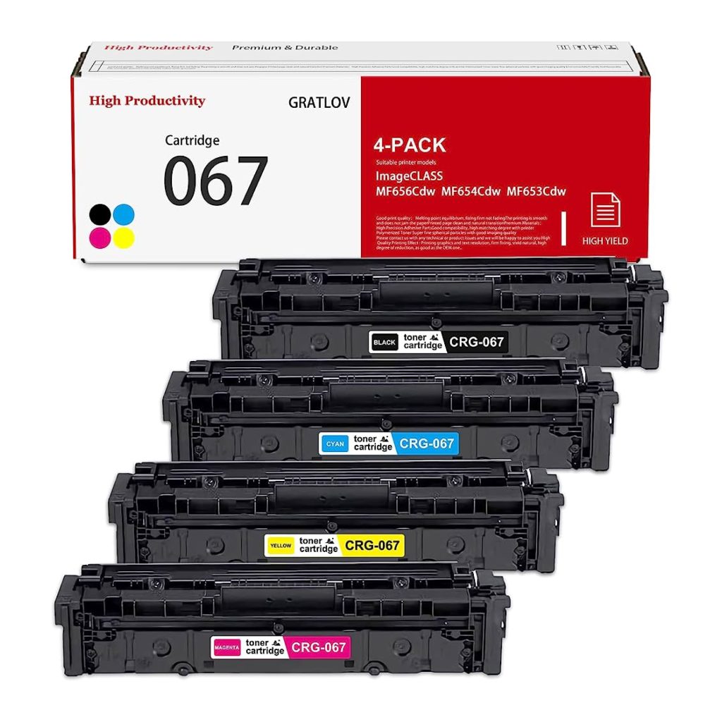 Mực in Laser màu tương thích Canon 067