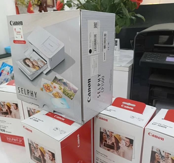 Máy in ảnh thẻ Canon Selphy CP1500 cao cấp tại Bắc Ninh – Giá rẻ, giao nhanh