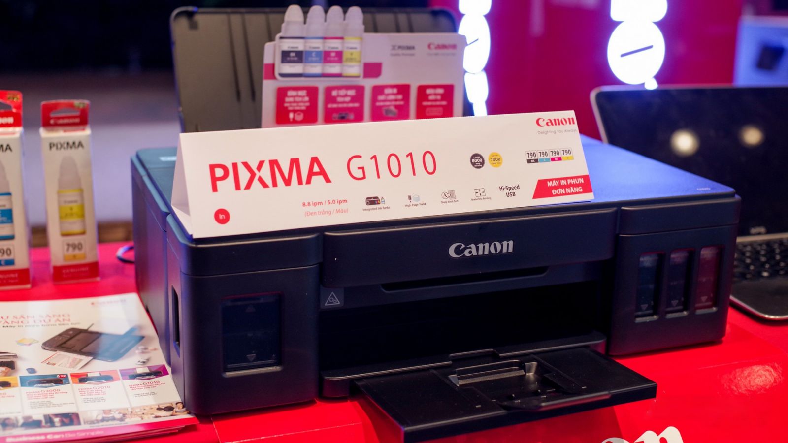 Máy in Phun màu Canon Pixma G1010 tại Hoàn Kiếm, Hà Nội – Chính hãng, in ấn nhanh
